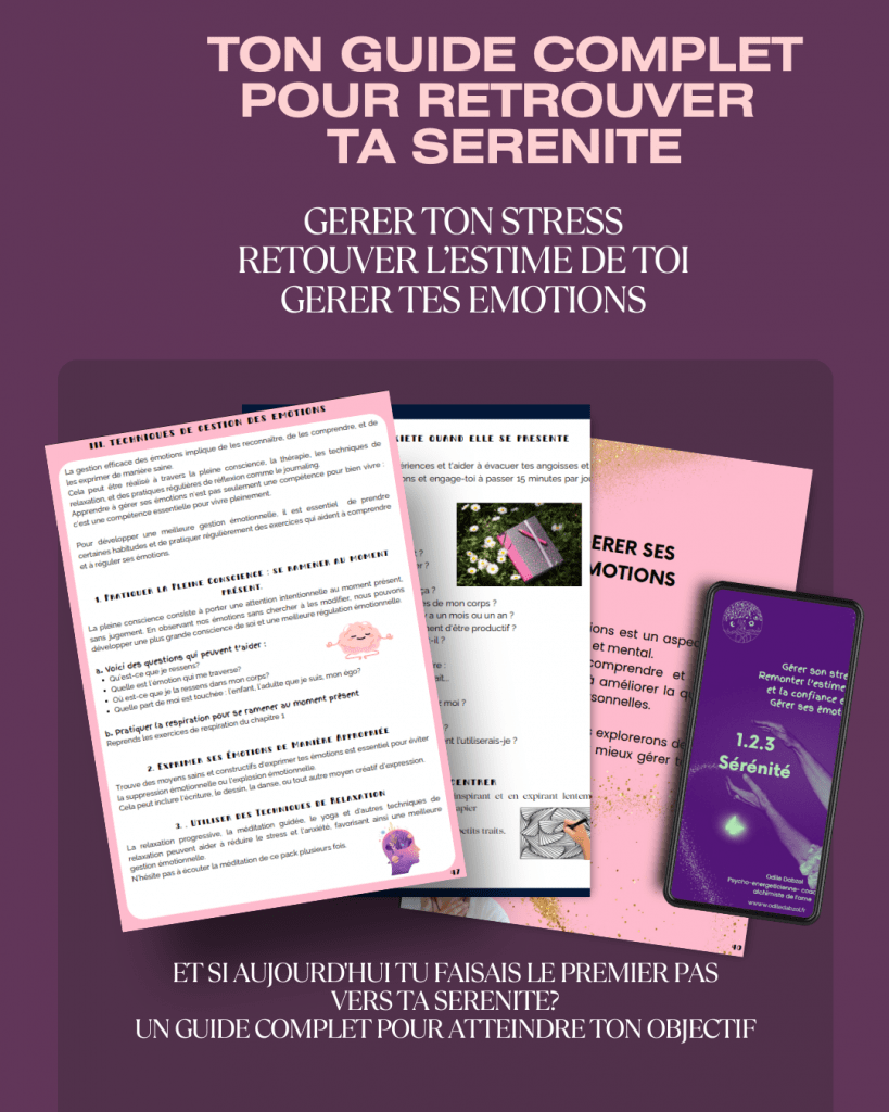 Guide sérénité anti stress et gestion des émotions