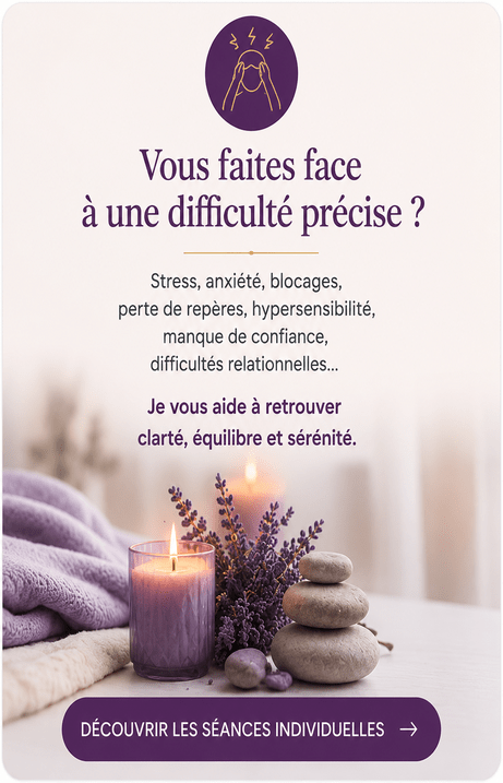 Séances individuelles à La Ciotat : psychothérapie, coaching, hypnose et accompagnement personnalisé.