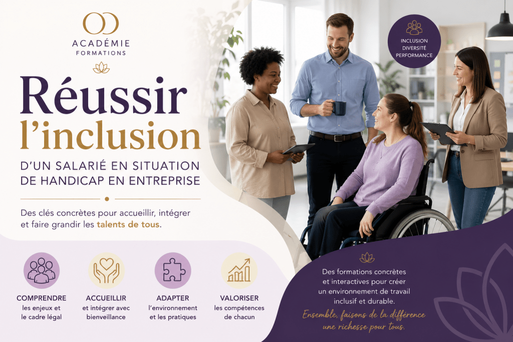 Formation inclusion handicap en entreprise – réussir l’intégration d’un salarié en situation de handicap
