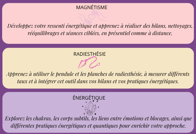 Formation magnétisme énergétique et quantique à la ciotat