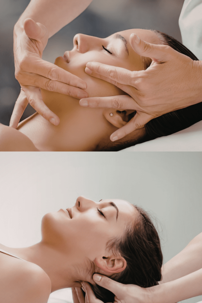 Le massage du visage LHL